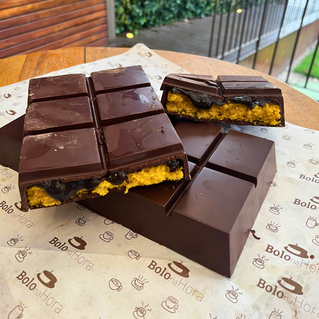 BOLO BARRA CENOURA COM BRIGADEIRO