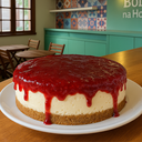 CHEESECAKE GELEIA DE MORANGO