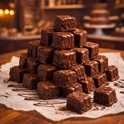 [2180] DADINHO DE BOLO DE CENOURA COM CHOCOLATE